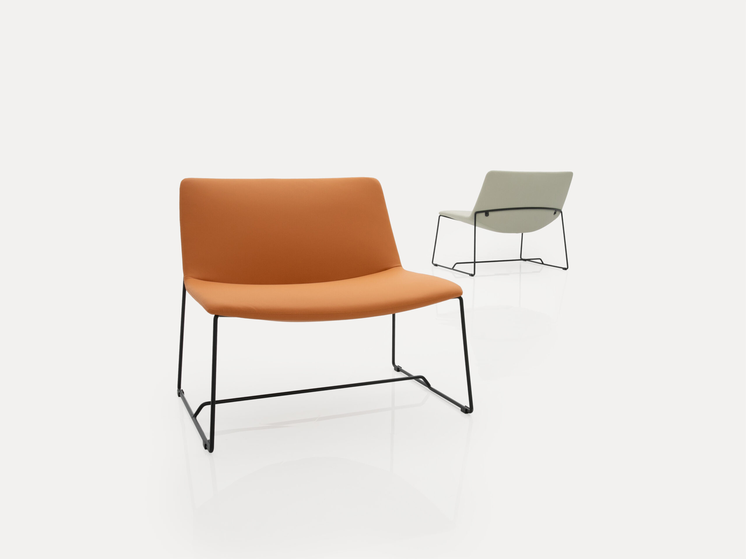Heavy‑Duty Molded Foam Lounge Chair for Public Reception Space - Image 3