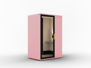 Large Single Person Acoustic Booth | Office Soundproof Pod for Private Calls & Focus Work