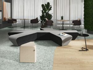 Sculptural Modular Lounge Sofa | Contemporary Seating System for Modern Commercial Spaces