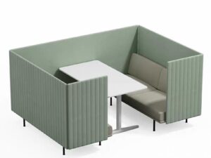 High-Enclosure Office Booth Sofa | Modern Semi-Enclosed Meeting Booth
