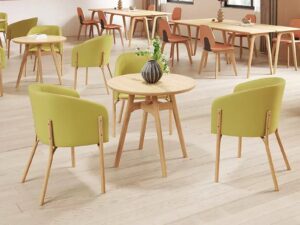 Modern Upholstered Lounge Chair | Scandinavian Style Seating for Commercial & Hospitality Spaces