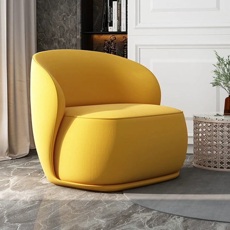 Modern Upholstered Lounge Chair | Sculptural Accent Seating for Hospitality & Commercial Spaces - Image 2