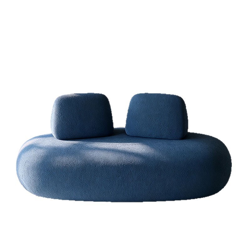 Low-Profile Upholstered Pebble Sofa for Lounge & Public Spaces - Image 5
