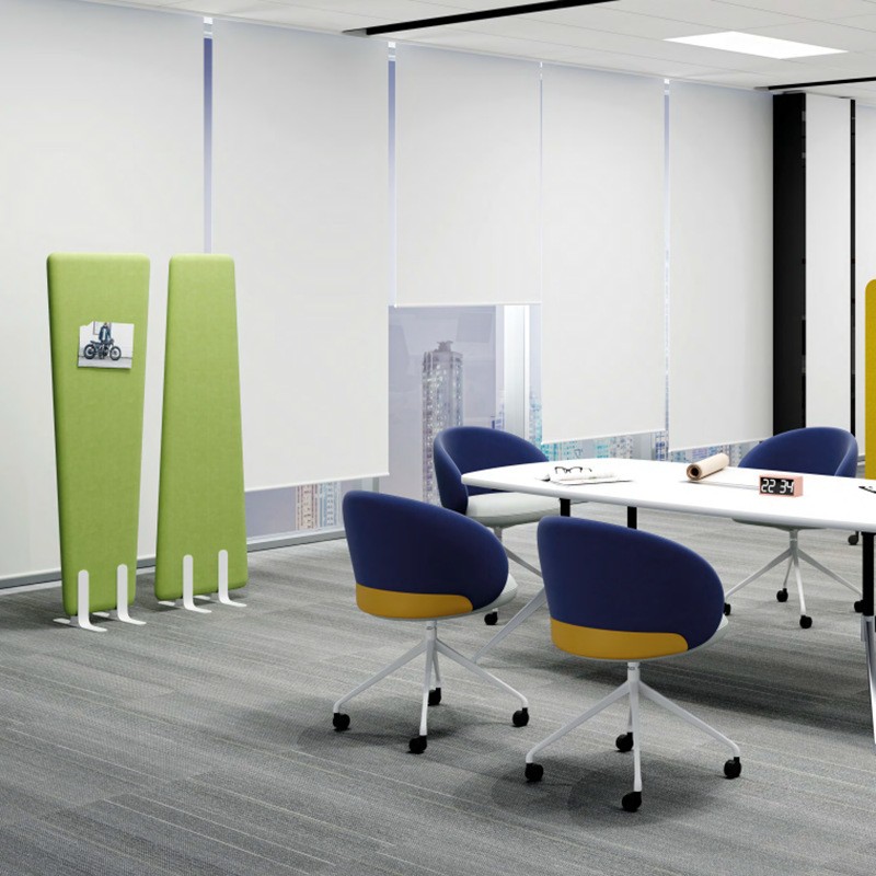 Modern Freestanding Office Privacy Screen | Acoustic Room Divider - Image 2