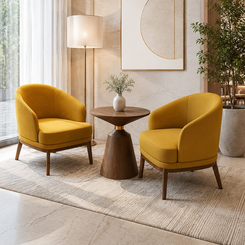 Modern Hotel Lounge Sofa Set for Guest Rooms & Hospitality Spaces - Image 2