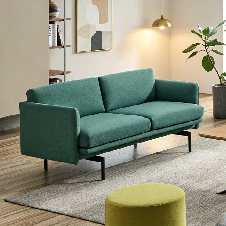 Modern 3-Seater Leather Sofa | Contemporary Business Reception Sofa - Image 3