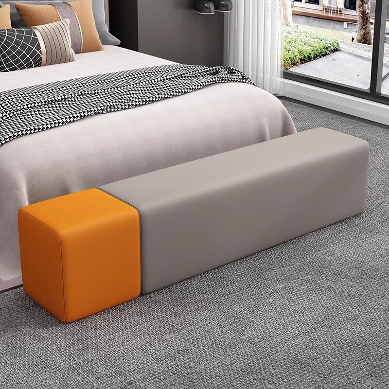 Geometric Bench Ottoman | Modern Polygon Upholstered Seating for Public Spaces - Image 4