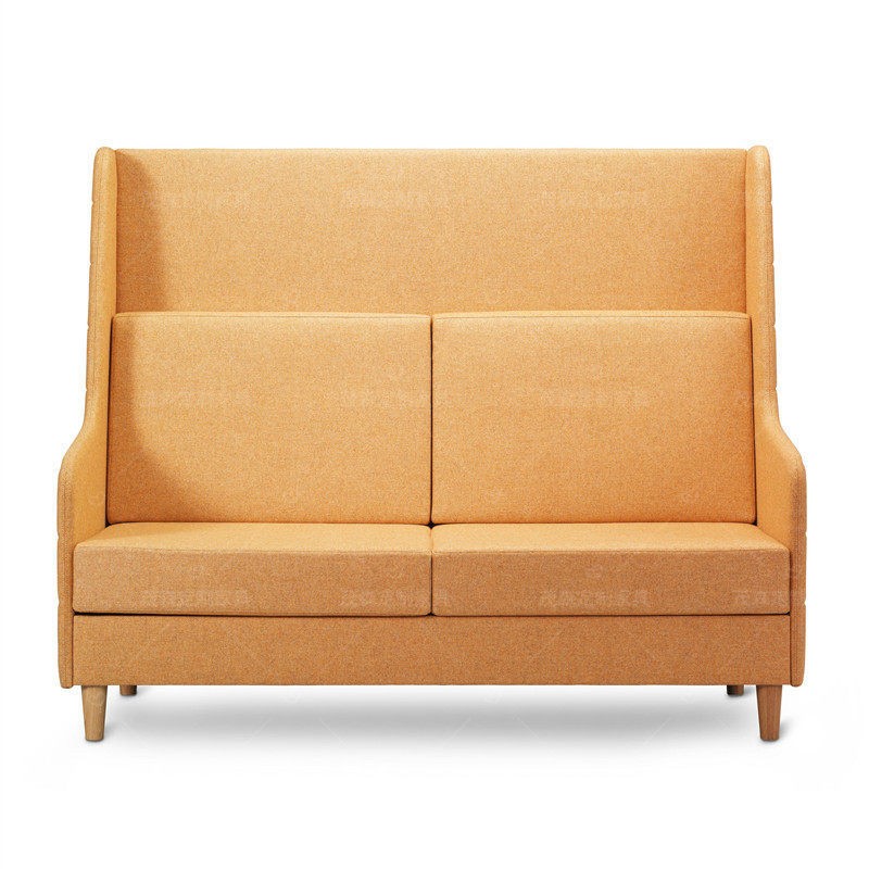 High Back 2-Seater Privacy Sofa | Modern Semi-Enclosed Office Lounge Sofa - Image 5