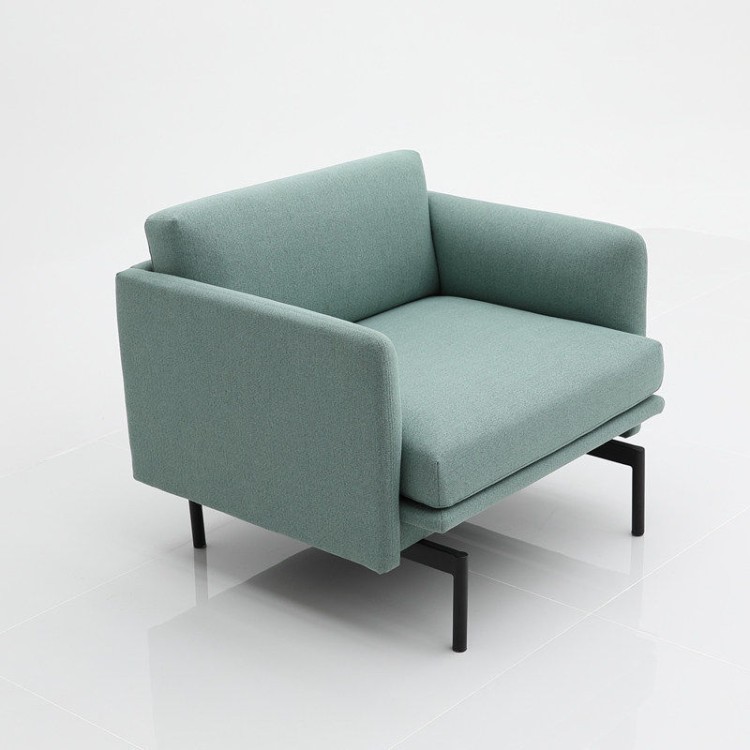 Modern 3-Seater Leather Sofa | Contemporary Business Reception Sofa - Image 5
