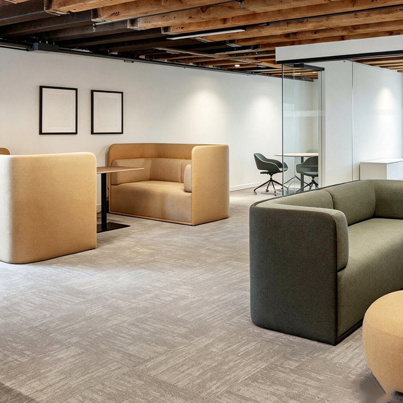 Modern Enclosed Lounge Sofa Set | Commercial Reception Seating - Image 2