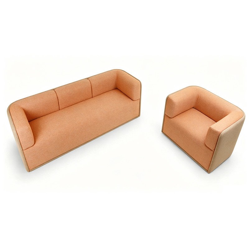 Modern Enclosed Lounge Sofa Set | Commercial Reception Seating - Image 4