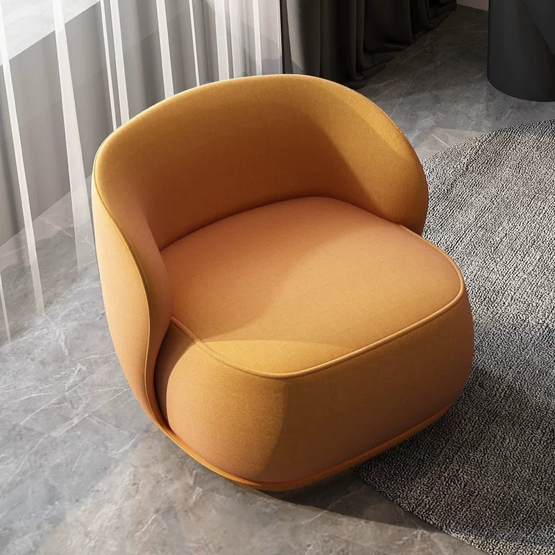 Modern Upholstered Lounge Chair | Sculptural Accent Seating for Hospitality & Commercial Spaces - Image 4