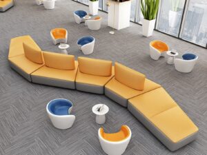Modular Lounge Sofa System | Modern Commercial Seating for Public Spaces