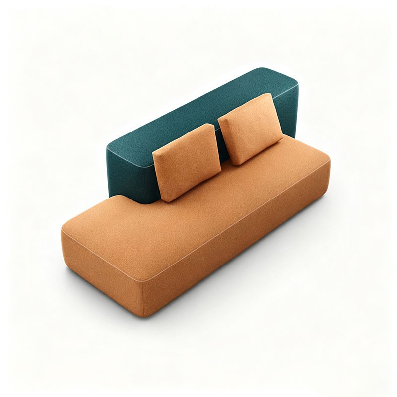 Modular Lounge Sofa with High Privacy Screen | Modern Office Seating - Image 5