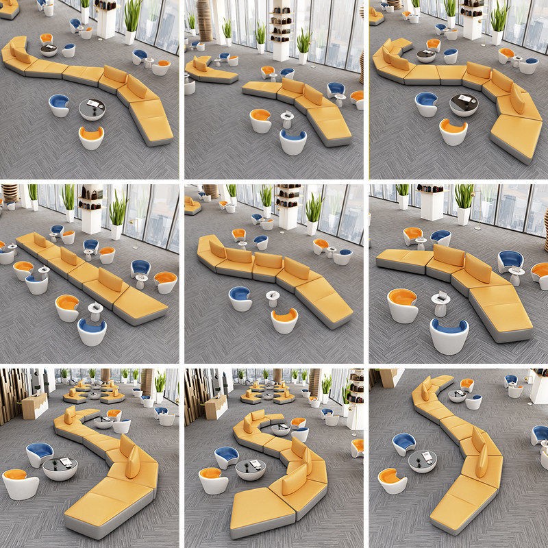 Modular Lounge Sofa System | Modern Commercial Seating for Public Spaces - Image 4