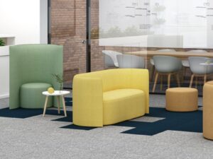 Modern Upholstered Lounge Chair for Office & Hospitality Spaces