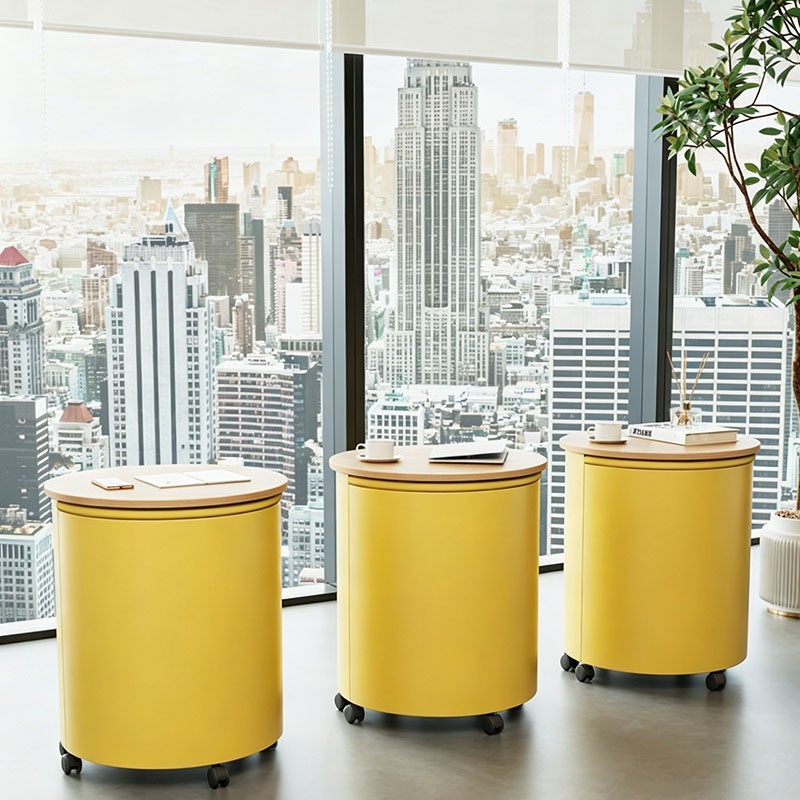 Mobile Lounge Chair & Side Table Set | Multifunctional Public Space Furniture - Image 3