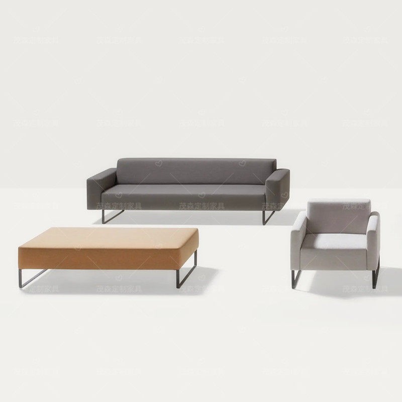 Modular High-Back 2-Seater Lounge Sofa | Modern Commercial Public Seating - Image 4