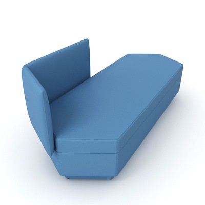 Modern High-Back Lounge Chair | Enclosed Single Sofa for Commercial Spaces - Image 5