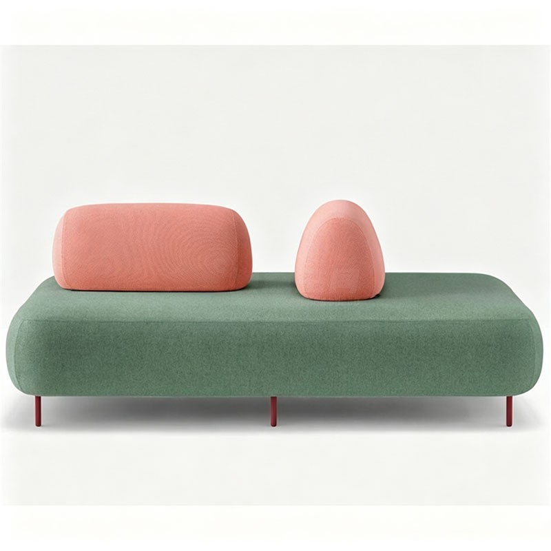 Modern Modular Lounge Bench Sofa with Flexible Backrests