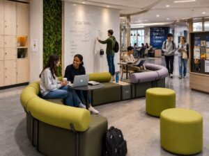 Modular Lounge Seating System for Modern Workspaces