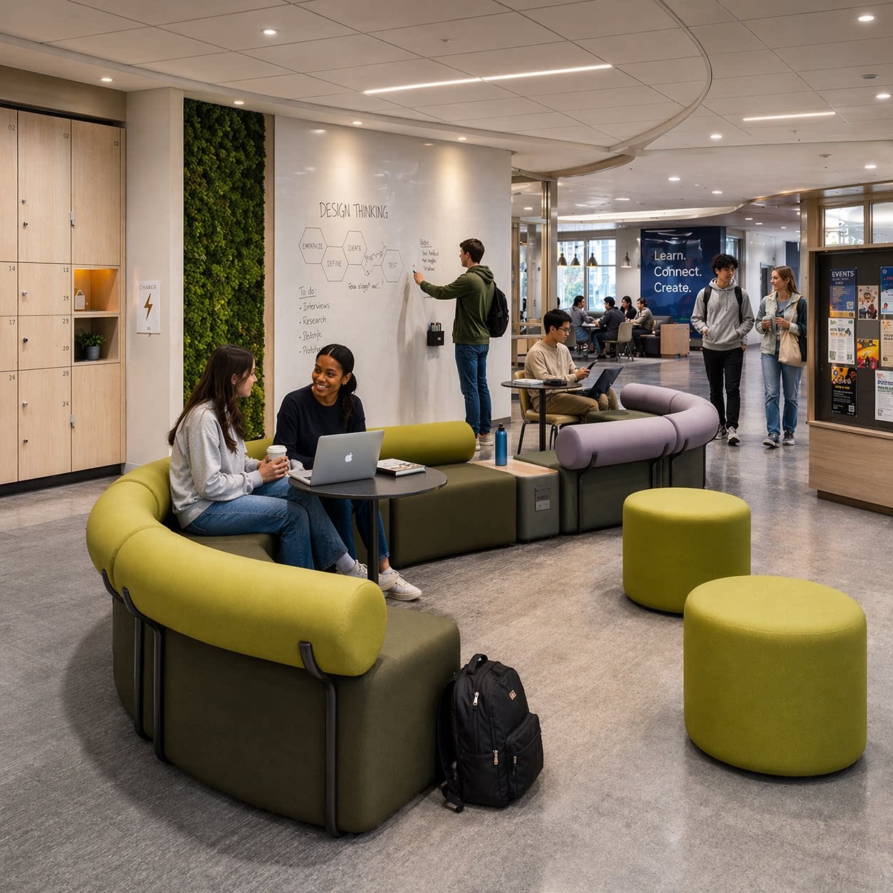 Modular Lounge Seating System for Modern Workspaces