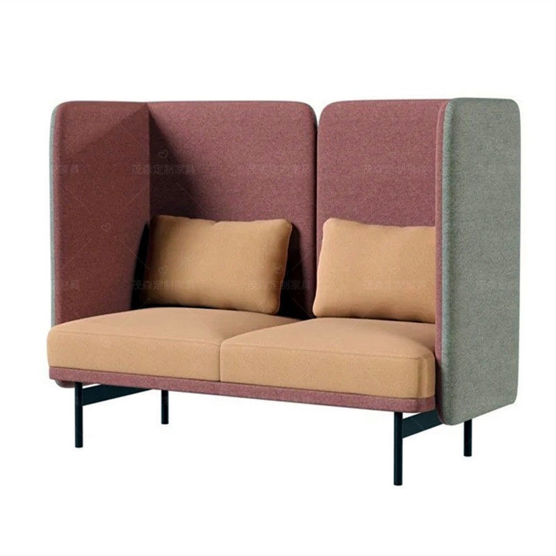High-Back Modular Privacy Sofa | Flexible Office Lounge Seating