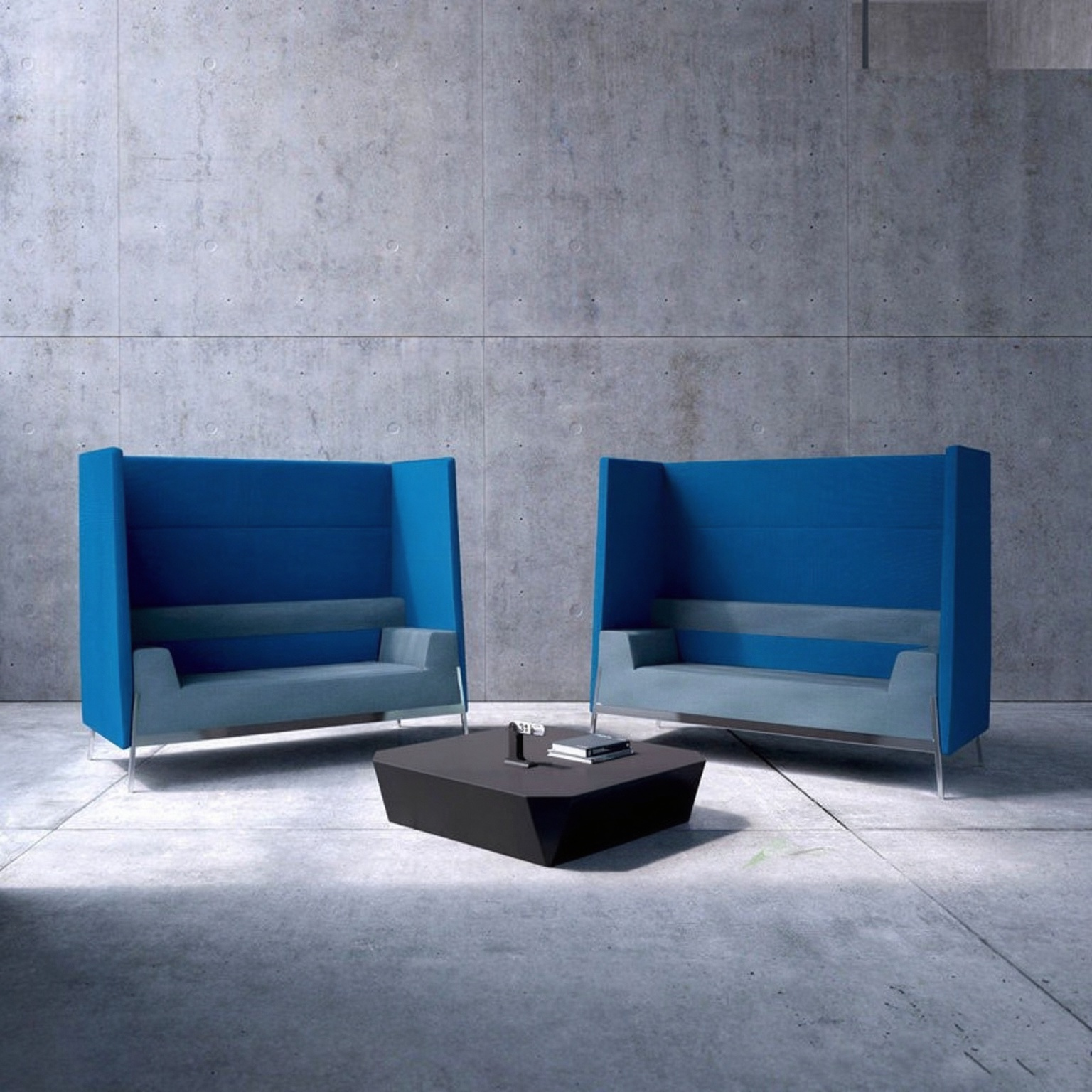 High-Back Privacy Modular Sofa | Modern Public Lounge Booth Seating - Image 5