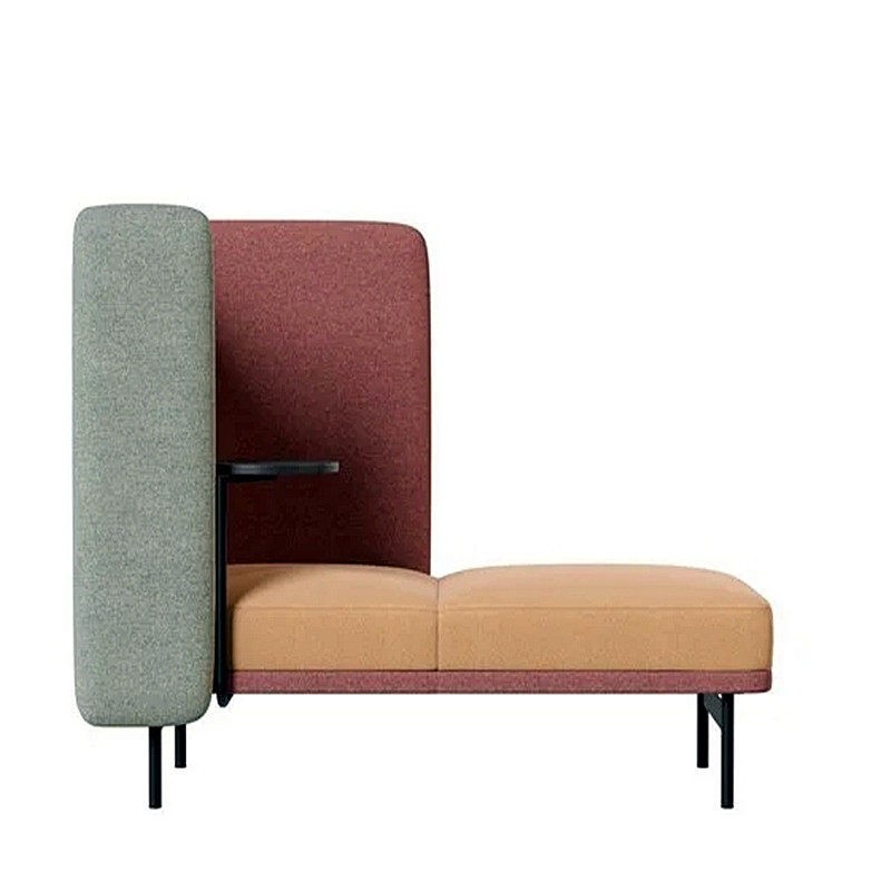High-Back Modular Privacy Sofa | Flexible Office Lounge Seating - Image 3