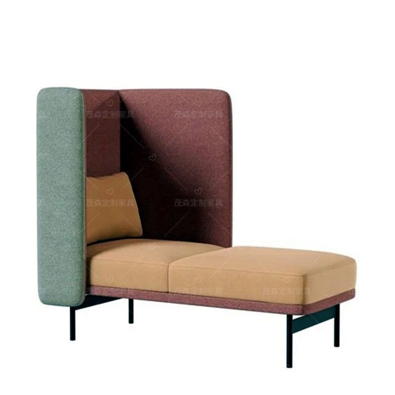 High-Back Modular Privacy Sofa | Flexible Office Lounge Seating - Image 4