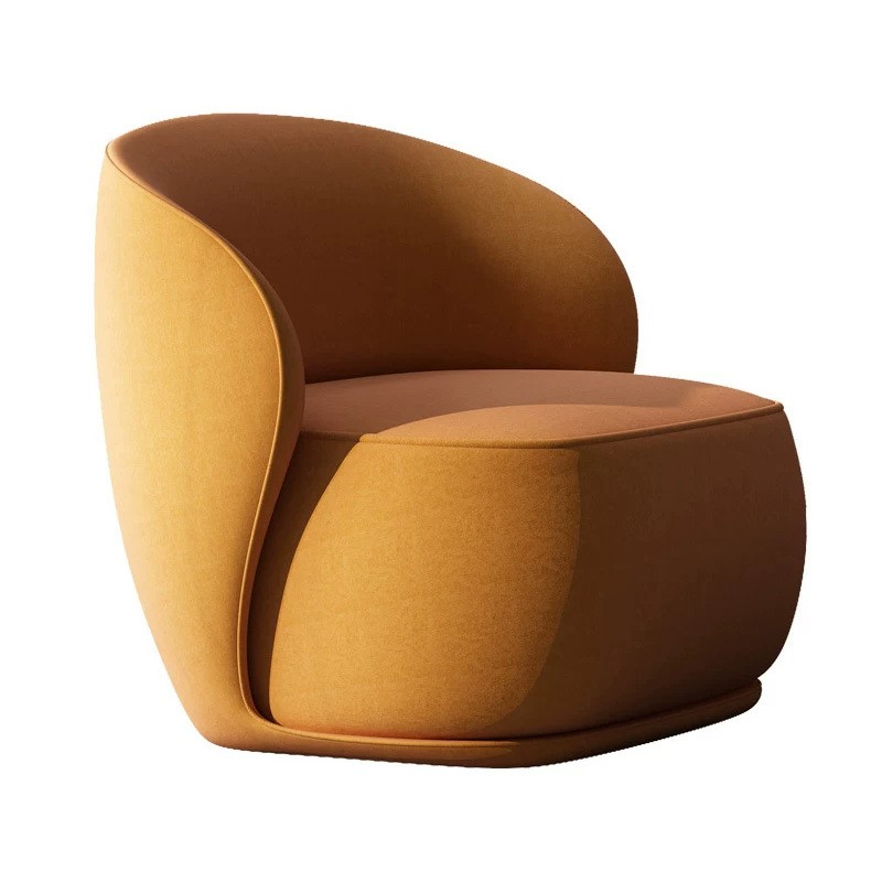 Modern Upholstered Lounge Chair | Sculptural Accent Seating for Hospitality & Commercial Spaces - Image 5
