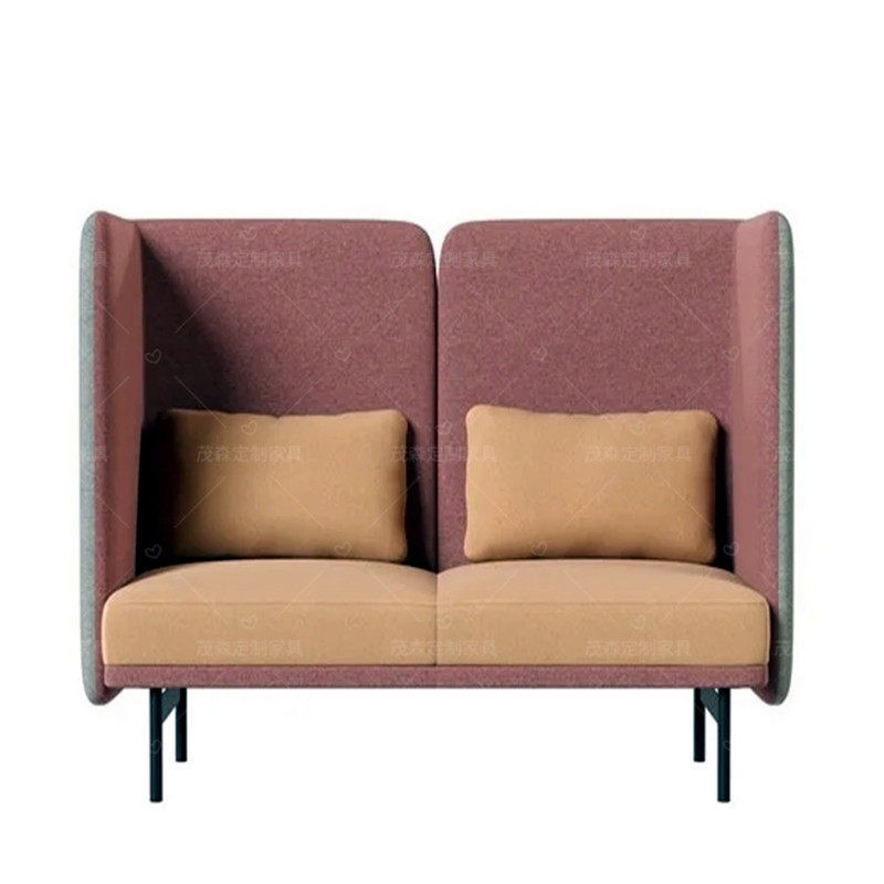 High-Back Modular Privacy Sofa | Flexible Office Lounge Seating - Image 5