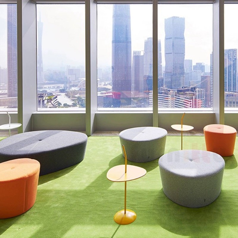 Modern Modular Ottoman | Flexible Lounge Seating Stool