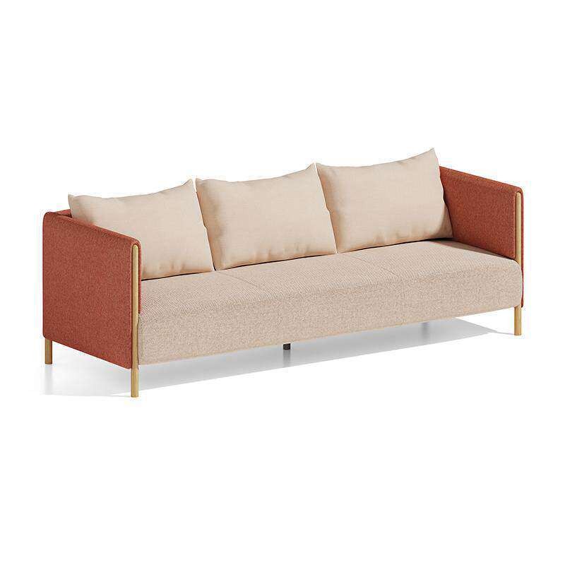 Modern Two-Tone Office Lounge Sofa | Commercial 2 & 3 Seater Reception Sofa - Image 5