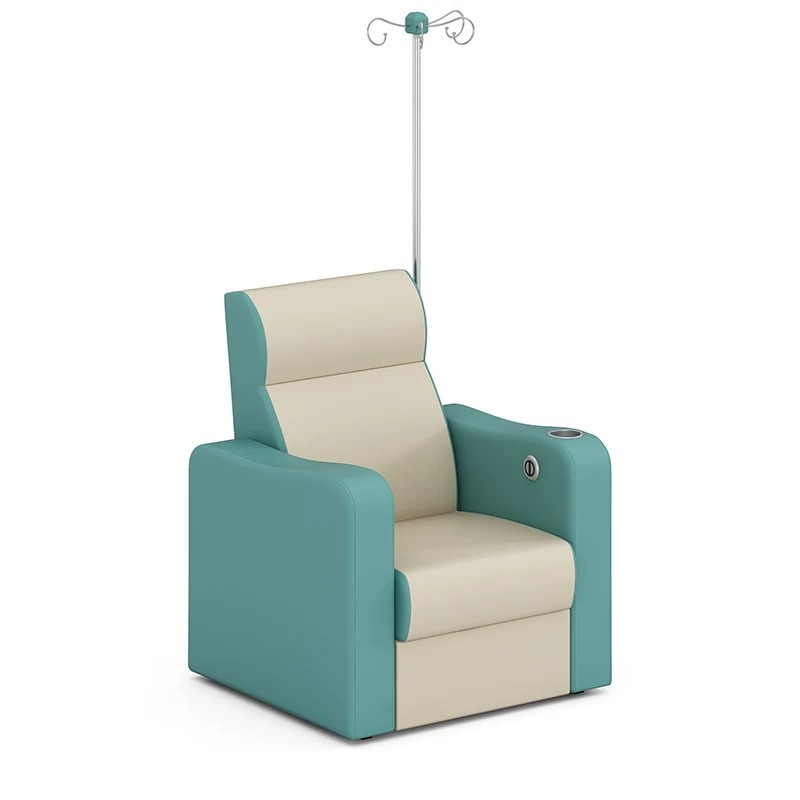 Medical Infusion Chair with IV Pole for Hospital & Clinic - Image 5