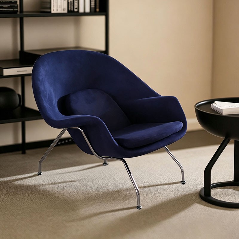 Modern Lounge Chair with Ottoman | Upholstered Accent Chair for Commercial Spaces - Image 2