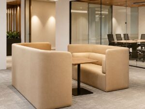 Modern Privacy Sofa Booth for Office Interiors