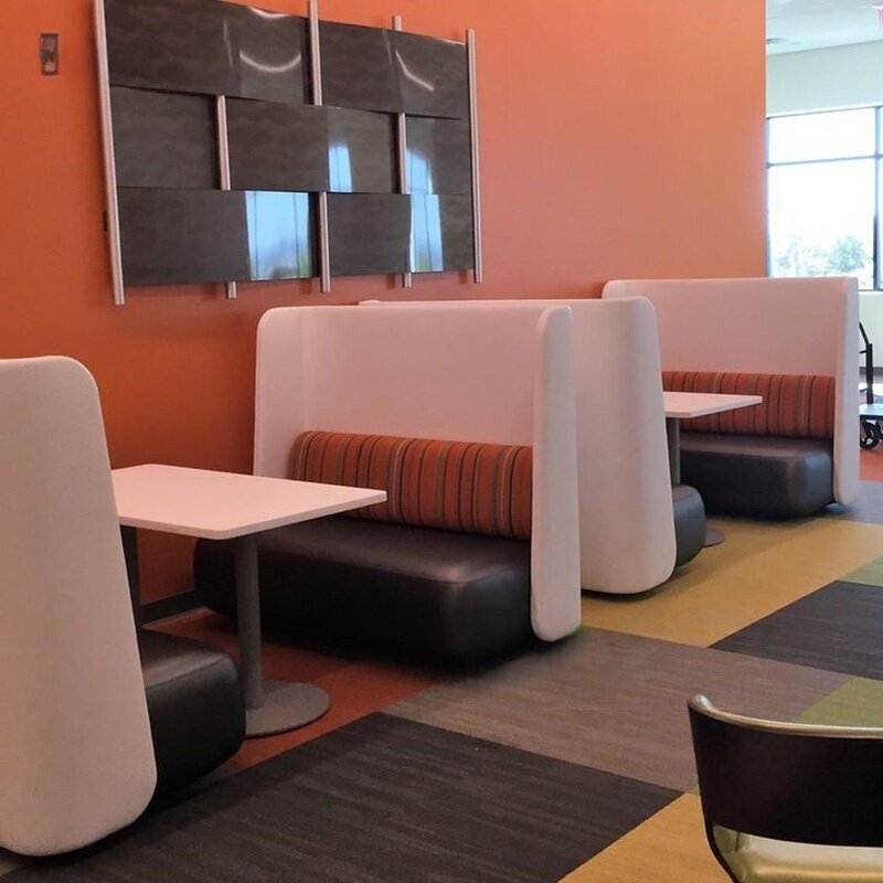High Back Booth Sofa | Modern Commercial Meeting & Lounge Seating