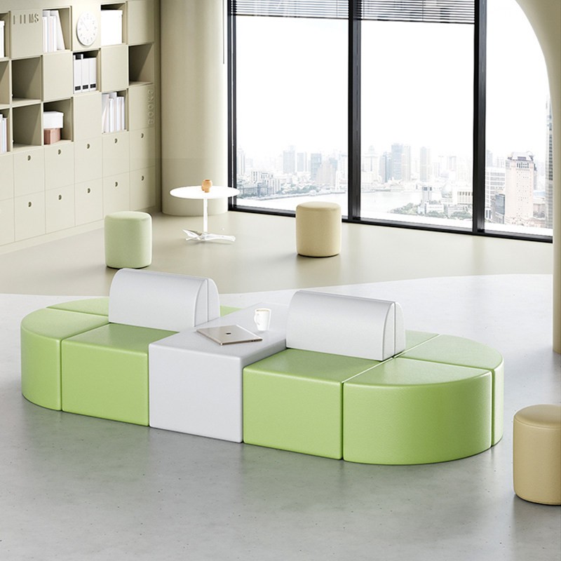 Modular Island Lounge Sofa for Collaborative Public Spaces