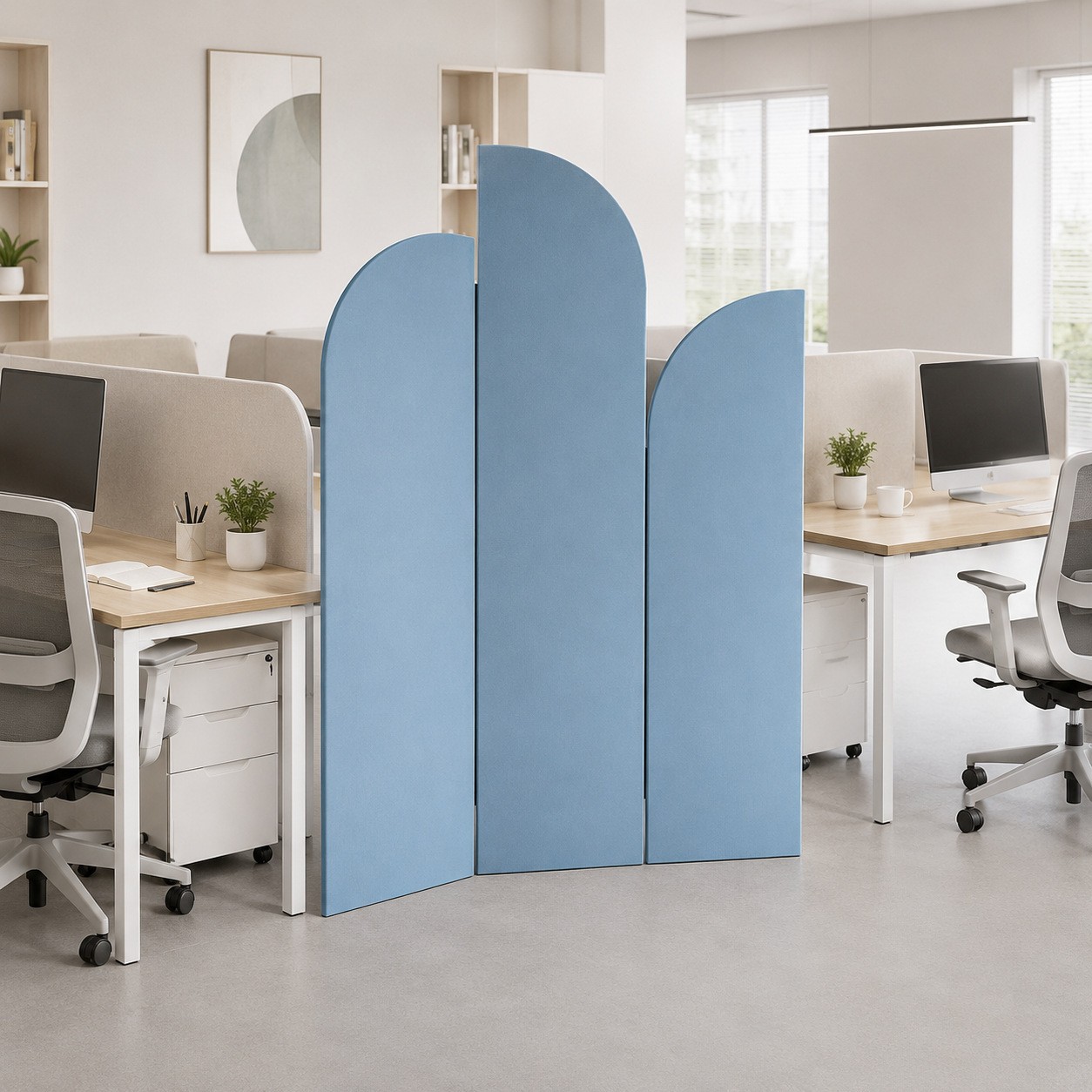 Modular Freestanding Office Screen | Acoustic Privacy Partition