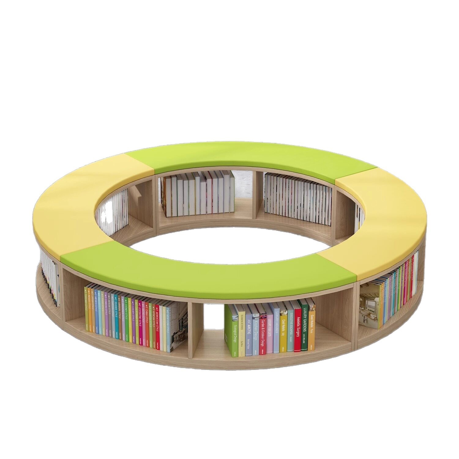 Multifunctional Kids Storage Sofa for Kindergarten & Learning Spaces - Image 5