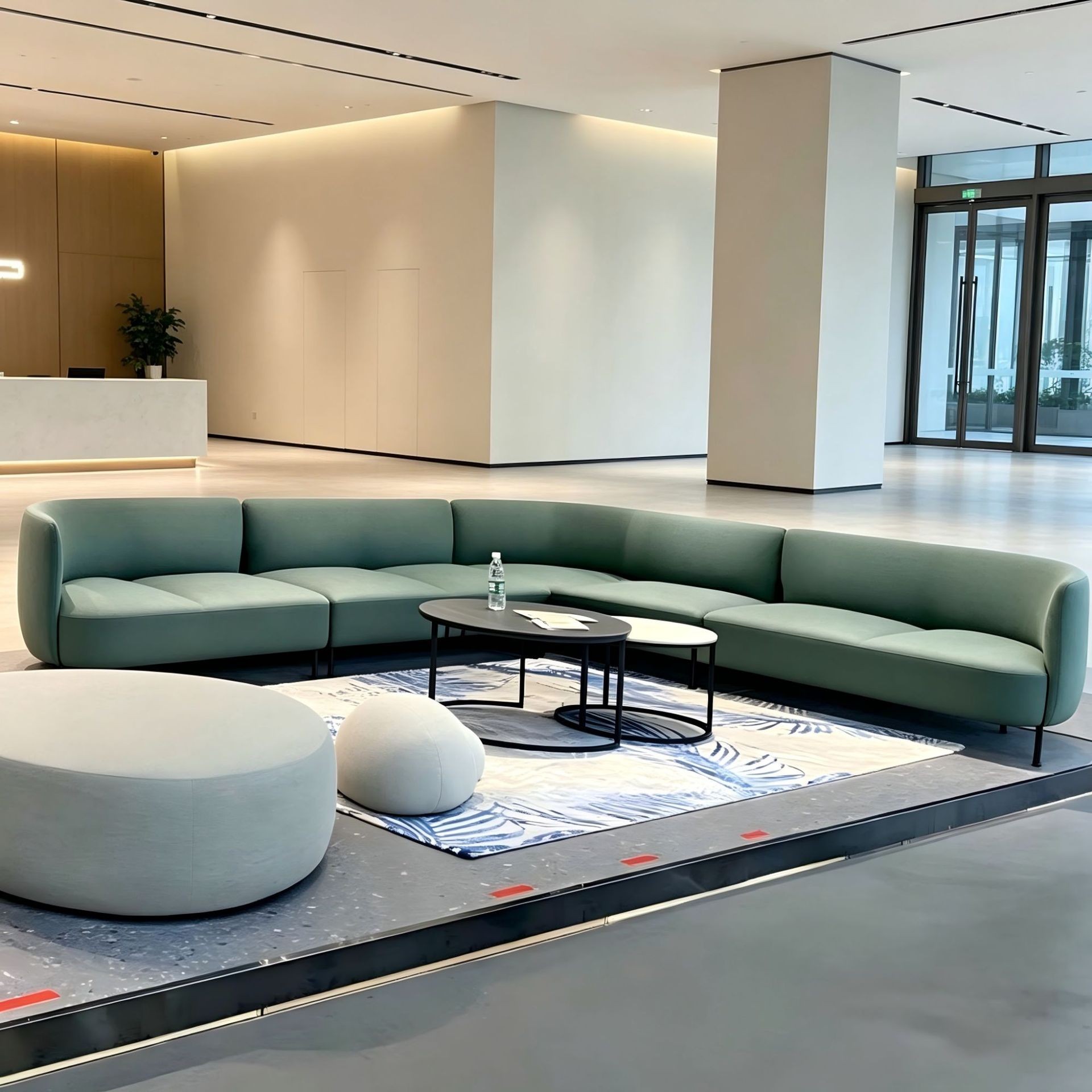Modular Circular Sofa System for Collaborative Spaces - Image 3