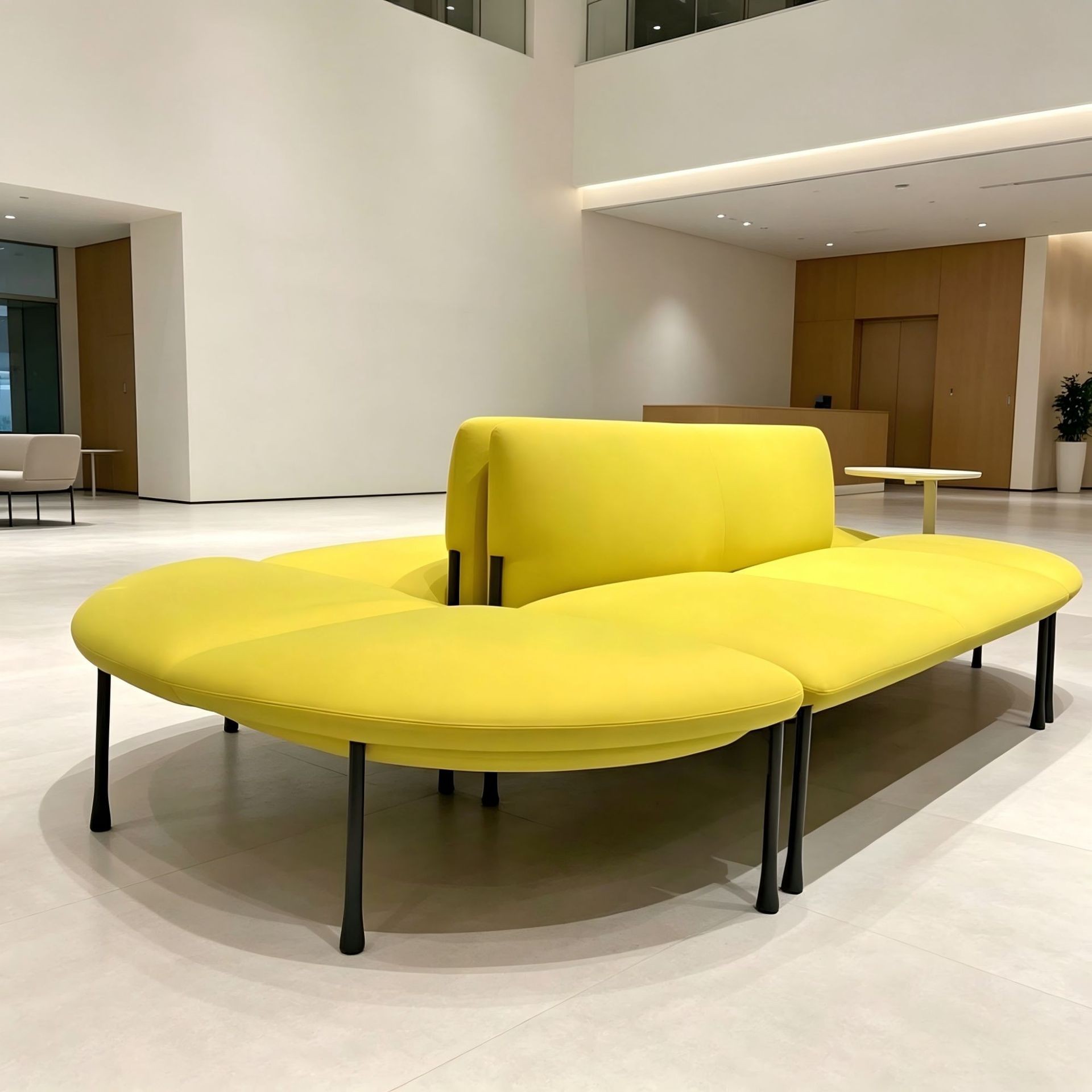 Modular Circular Sofa System for Collaborative Spaces - Image 4