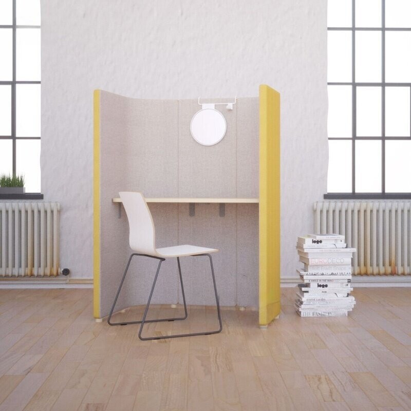 High Privacy Office Workstation | Modular Acoustic Office Pod - Image 2