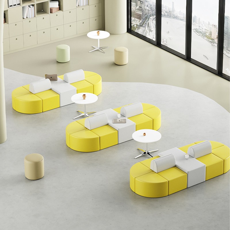 Modular Island Lounge Sofa for Collaborative Public Spaces - Image 2