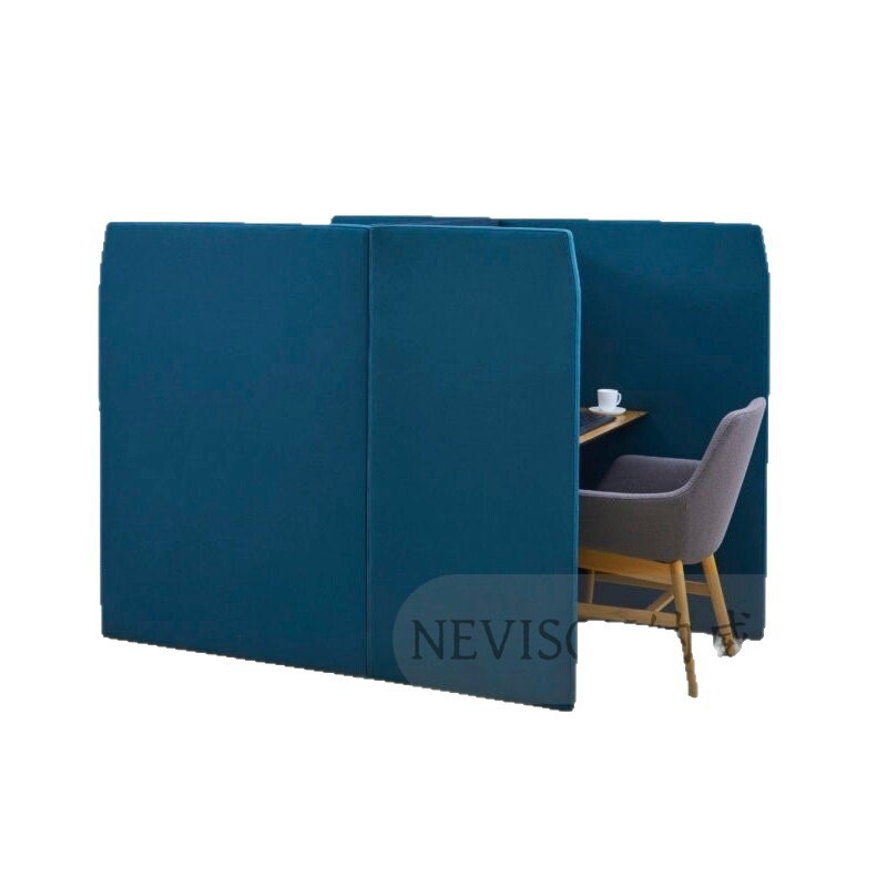 Single-Person Privacy Work Booth | Modern Semi-Enclosed Focus Workstation - Image 5