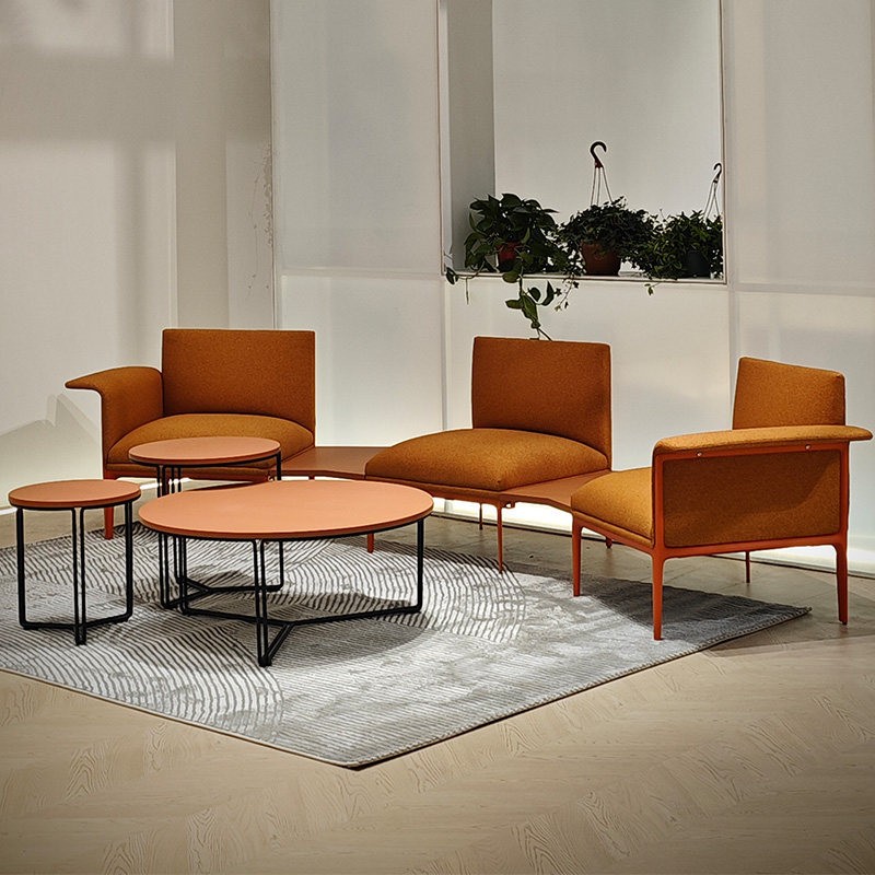 Modern Straight Lounge Sofa Chair for Office & Hospitality Spaces