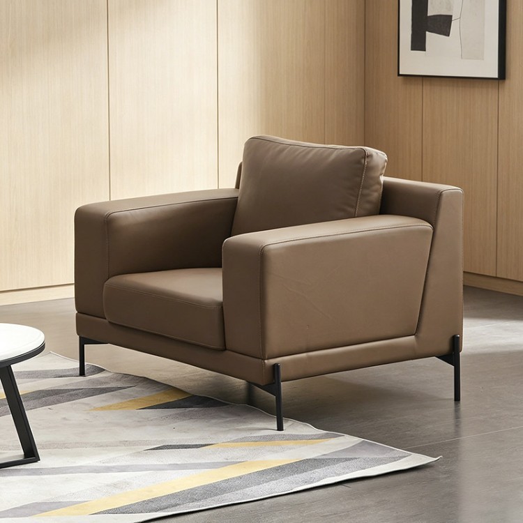 Modern Executive Leather Sofa | 1-Seater & 2-Seater Office Reception Collection - Image 3
