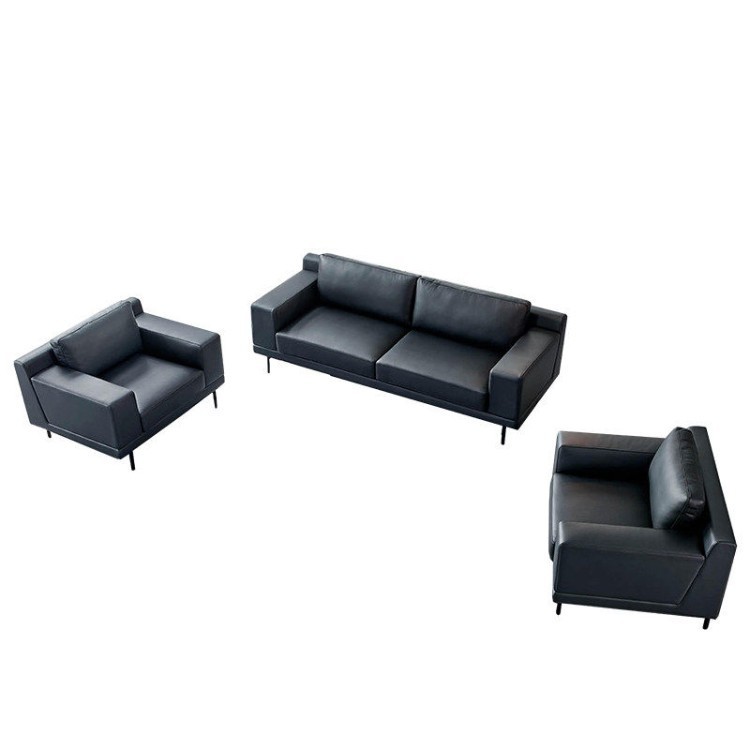 Modern Executive Leather Sofa | 1-Seater & 2-Seater Office Reception Collection - Image 5