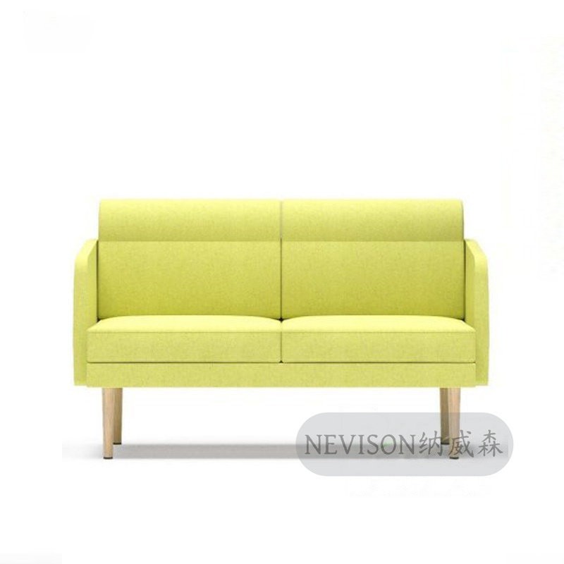 High-Back Privacy 2-Seater Sofa | Modern Semi-Enclosed Office Lounge Booth - Image 5